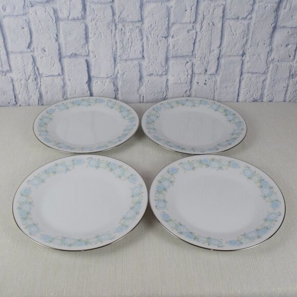Noritake Blue Charm Flowers 4-Set Dinner Plates - Picture 7 of 11